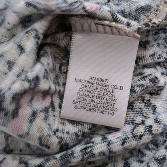 Liz Claiborne Shirt Womens Size XL Brown 3/4 Sleeve Pullover Rayon Blouse Top - Picture 5 of 5